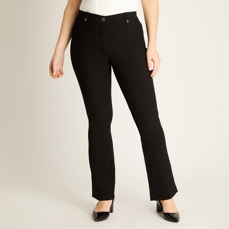 Pantalon Formal Negro Recto 36