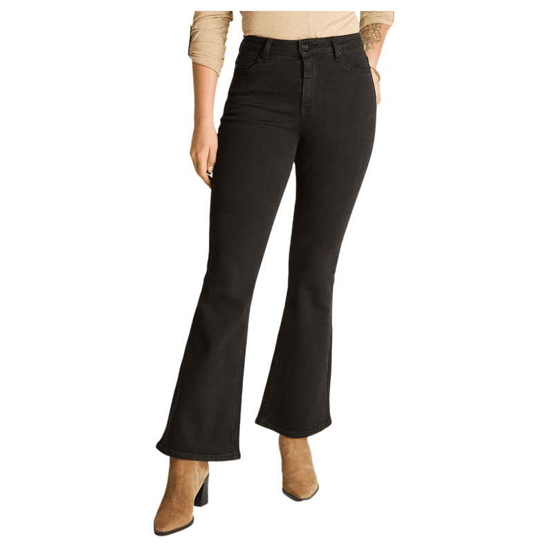 Jeans Negro Flare 48