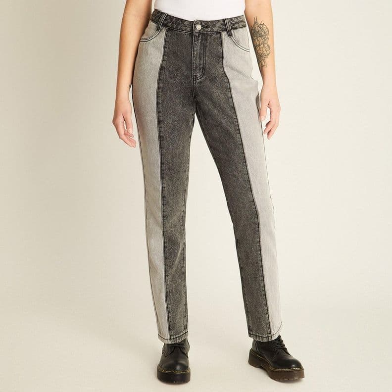 Jeans Gris Corte Slim 46