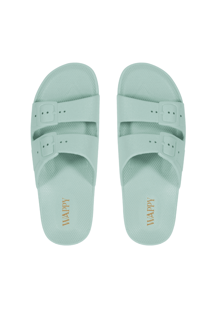 Sandalia Wappy Mujer Menta Resistente Al Agua Playa Y Ciud Verde 35