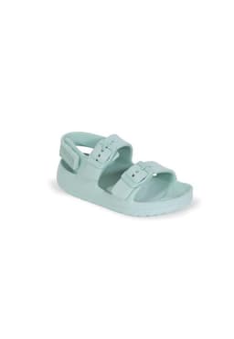 Sandalia Nina Menta Goma Broches Simply Wappy Verde 23