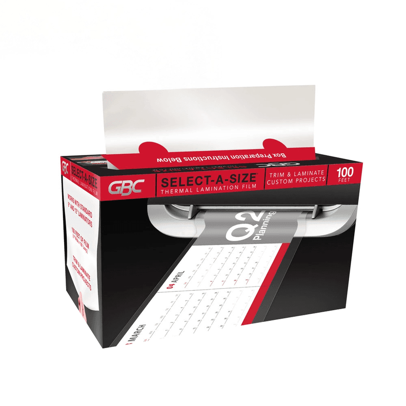 Rollo para Termolaminacion GBC Carta 75 Mic Largo 30,4 mts Negro