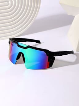Polasup lentes deportivas ciclismo mujer gafas unisex proteccion uv400 hombre bicicleta correr Azul