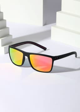 Polasup hombre lentes sol proteccion uv400 mujer gafas clasica Naranjo