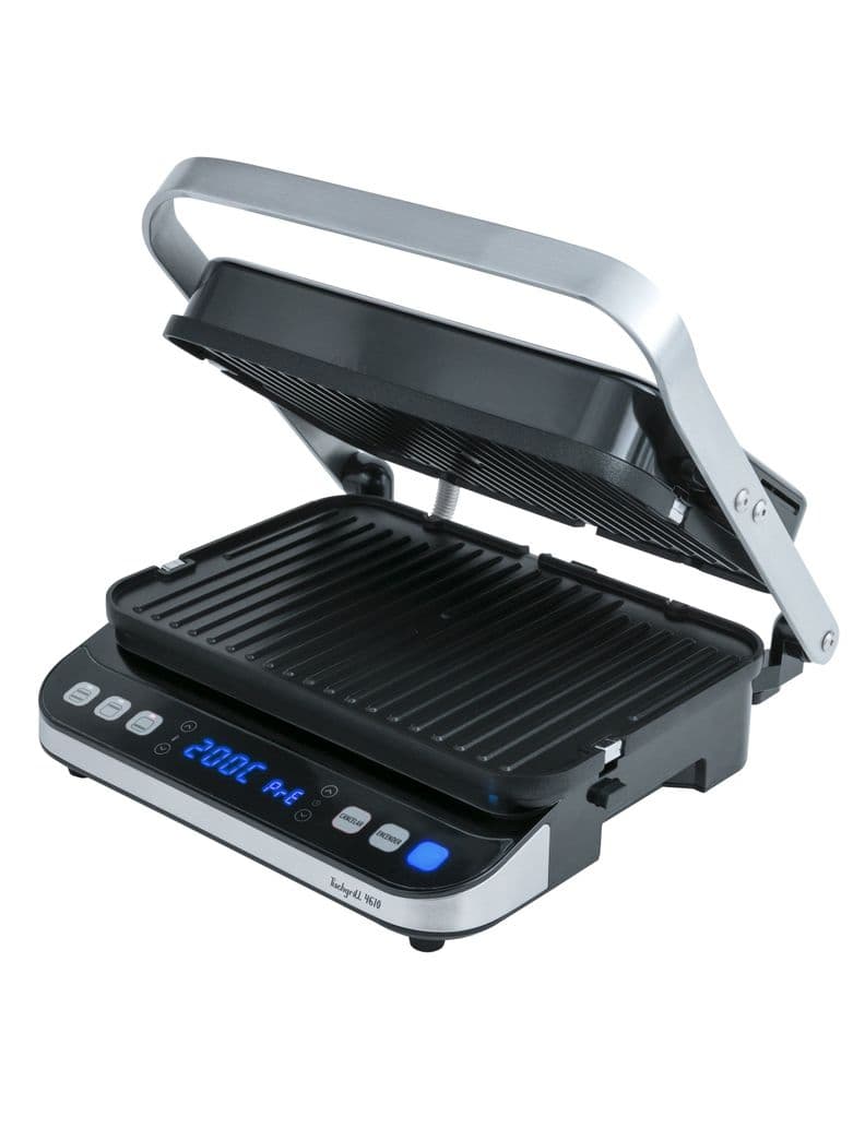 Sandwichera Plancha Parrilla Panini Marmicoc MA4610 Plata