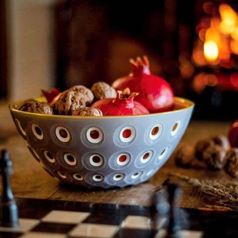 Bowl Le Murrine Gris 25cms