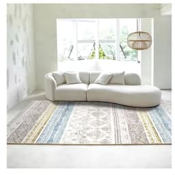 Alfombra Living Grande Estampada 150X200 cm Pasali Gris