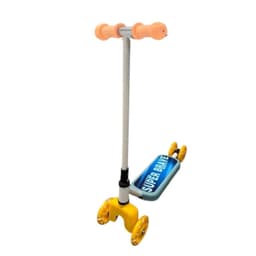 Scooter Infantil 4 Ruedas Ajustable Nino Estable Celeste