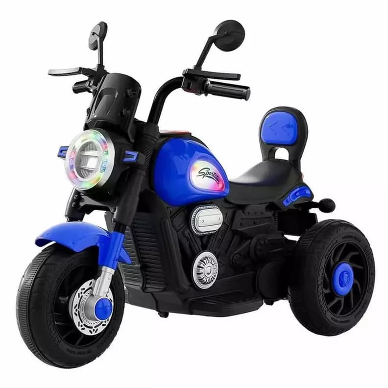 Moto Bateria Electrico Infantil Lynx Azul Juguete