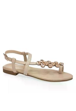 Sandalia Dama Sf Fortuna Beige 37