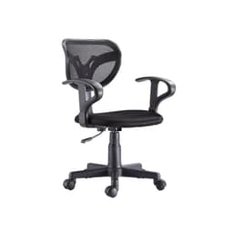 Silla Ejecutiva Sterling compacta con malla y espuma negra Negro