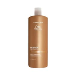 Acondicionador Wella Ultimate Smooth 1000ml Dorado