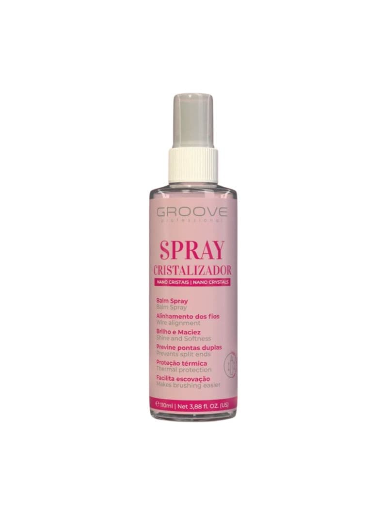 Spray Cristalizador Groove Professional 110 Ml Rosado Pastel