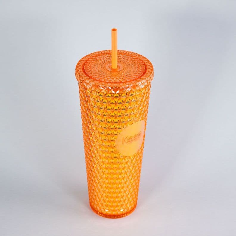 VASO TUMBLER BRIGHT 700ML CORAL Rosado
