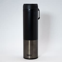 Botella 500Ml Insulated Black Wayu Negro