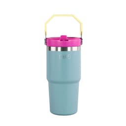 Botella Insulada Con Mango 590ML Flask Keep Celeste