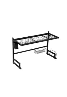 Rack Escurridor Estante Secador Organizador Platos Vajilla Negro