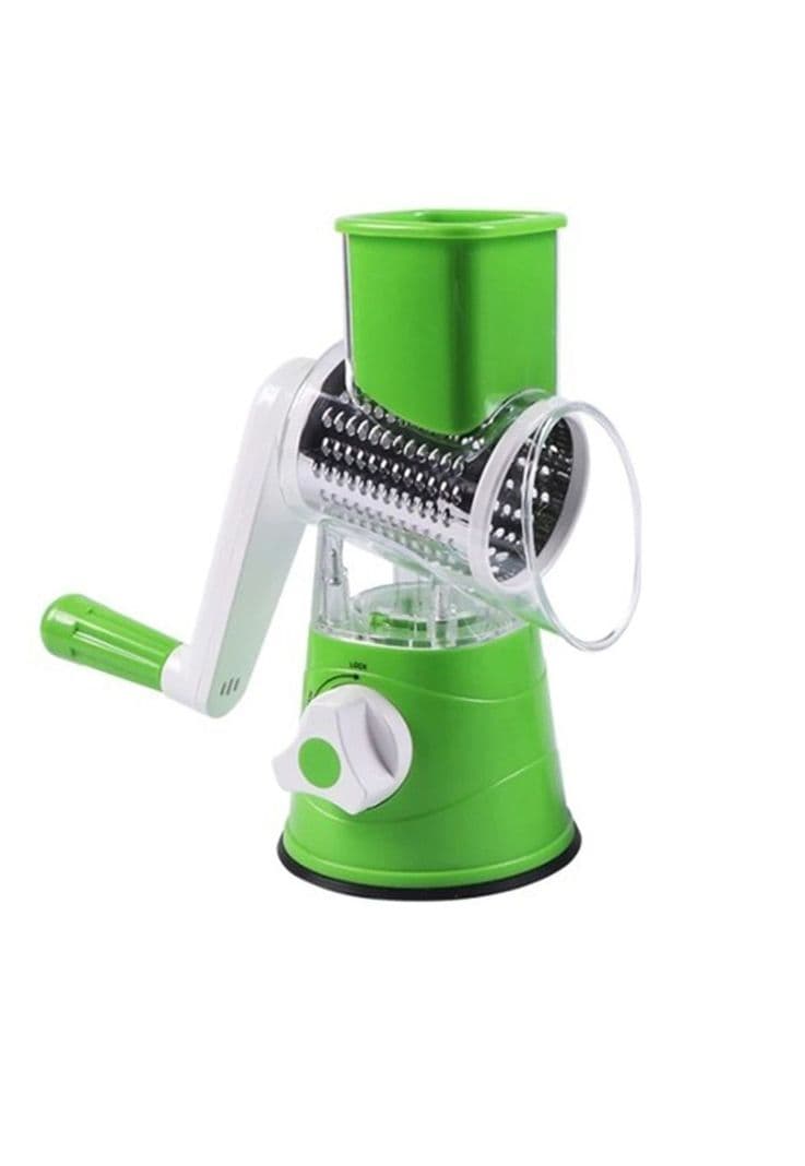Rebanador Picador Verduras Frutas 3 Usos Verde