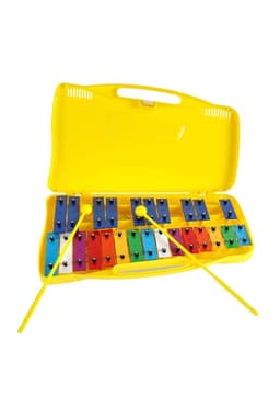 Metalofono Amarillo Cromatico 25 Notas Infantil Colores Profesional