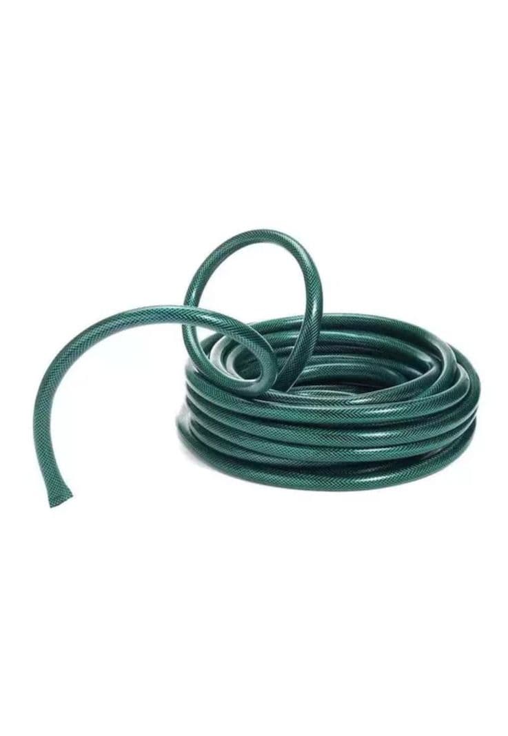 Manguera Reforzada 3/4 Pulgada Malla Rollo 15 MTS 2 MM Espesor Verde