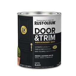 Pinturas para Puertas Interior y Exterior Negro Satinado
