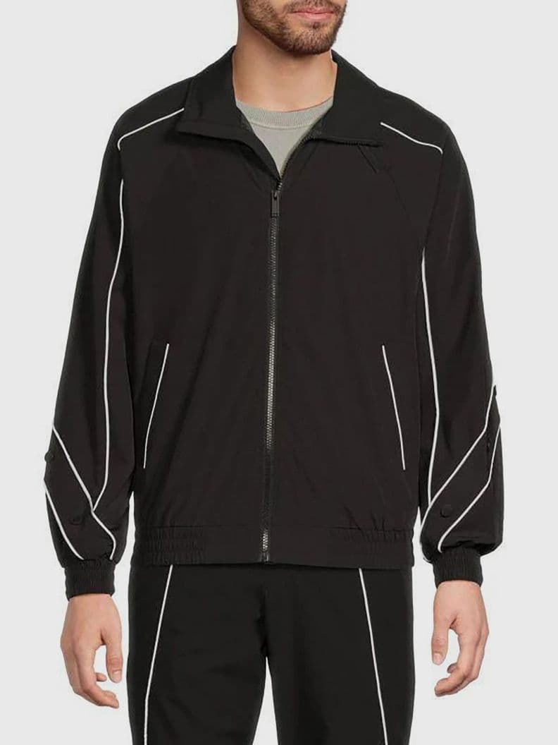 Chaqueta bomber ribete contraste Negro Karl Lagerfeld M