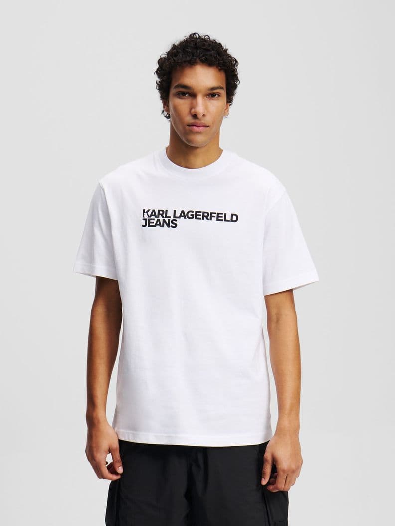 Polera regular essential Blanco Karl Lagerfeld S