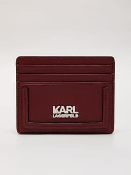 Tarjetero con logo metalico K / Style Cafe Karl