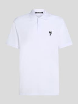 Polo con IKON KARL bordado Blanco Karl Lagerfeld XXL