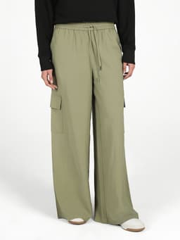 Pantalon fluido safari Verde Karl Lagerfeld S