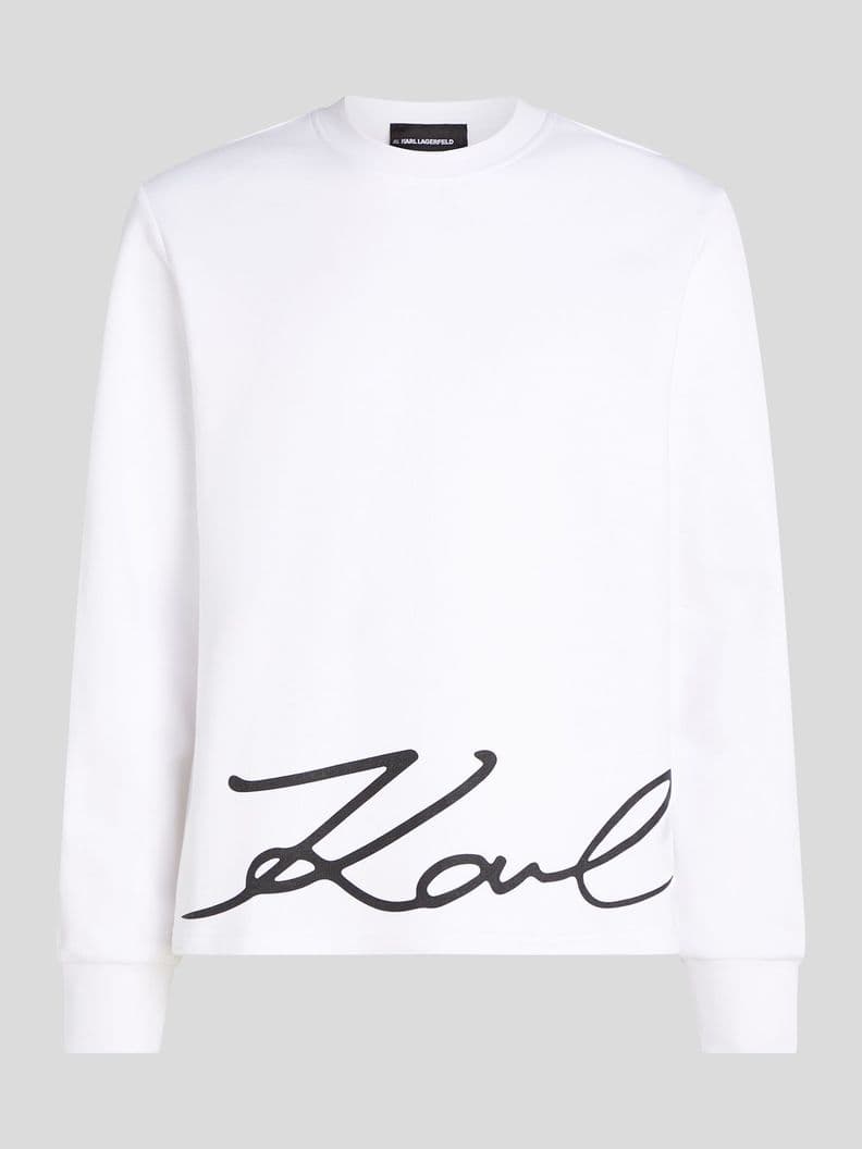 Poleron con bajo de KARL Blanco Karl Lagerfeld XXL