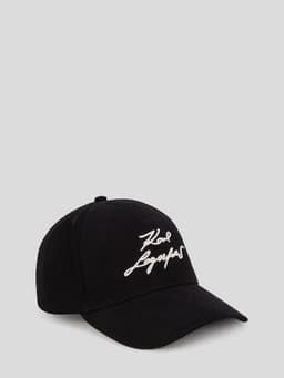 Jockey con firma bordada en relieve Negro Karl