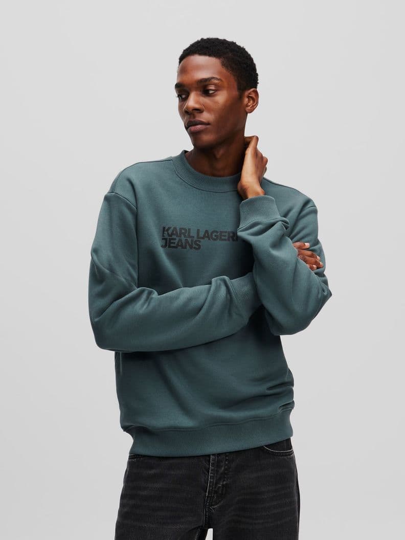 Poleron regular fit -K/ESSENTIAL Verde Karl Lagerfeld M