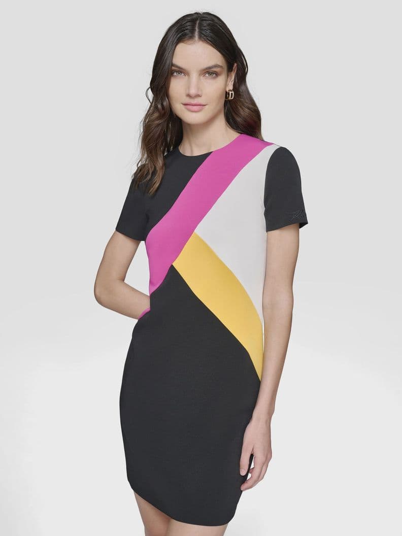 Vestido corto exploded Negro 8