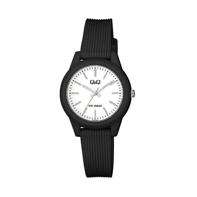 Reloj Q&Q VS13J003Y Mujer Analogo Resina Negro