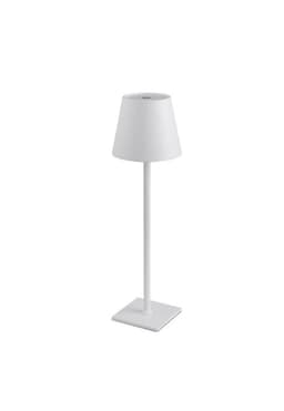 LAMPARA DE MESA ESCRITORIO PORTATIL LED RECARGABLE BLANCO