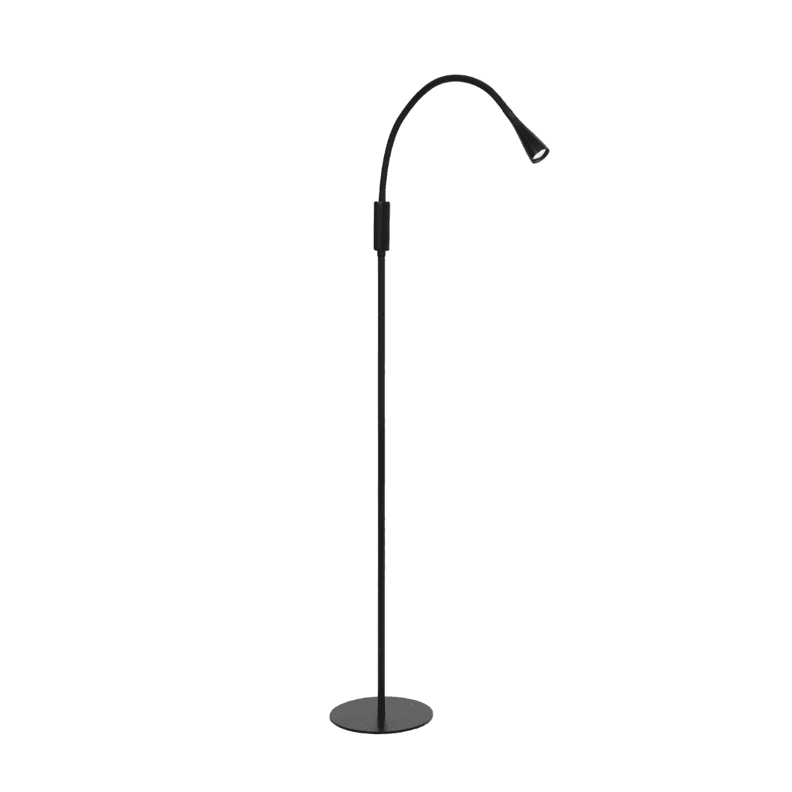 Lampara de Pie Zozy Negro LEd