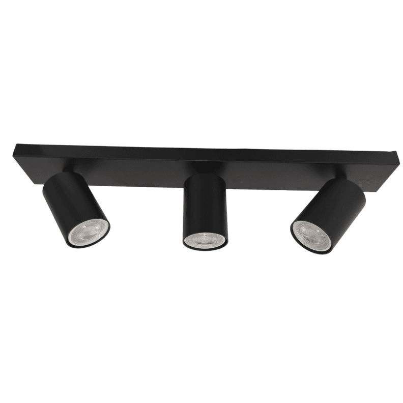 Barra Runner 3 Luces Negro
