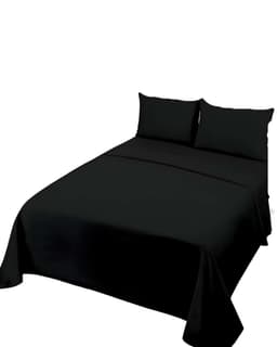 JUEGO DE SABANAS SUPERKING NEGRO S2