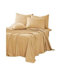 SABANAS 200 HILOS PLAZA Y MEDIA BEIGE