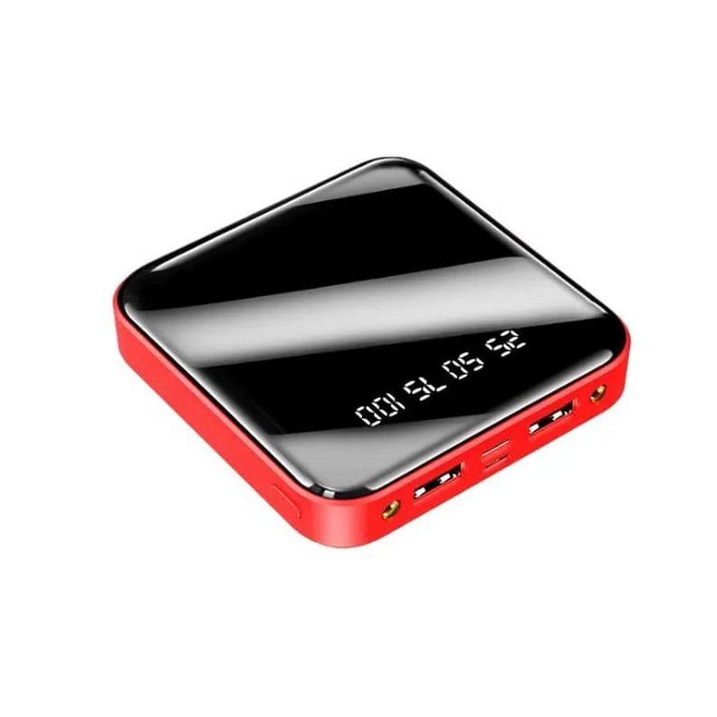 Cargador Portatil Power Bank 10000 mAh 2USB Rojo