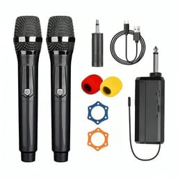 Microfono Inalambrico Profesional Karaoke Kit 2pcs