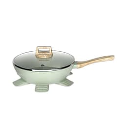 Bateria Cocina 14 Pzs Aluminio Forjado Antiadherente Flow Verde