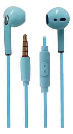 Audifono In-Ear con Microfono U19 Colores Celeste