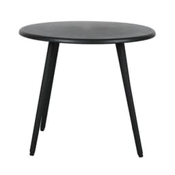 Mesa De Centro Redonda Nordica Negra 51x45 Escandinavia Negro