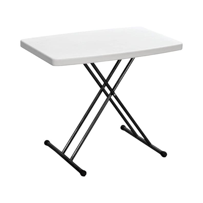 Mesa Plegable Rectangular Ajustable 77.5x50x70 Cms Northwest Blanco