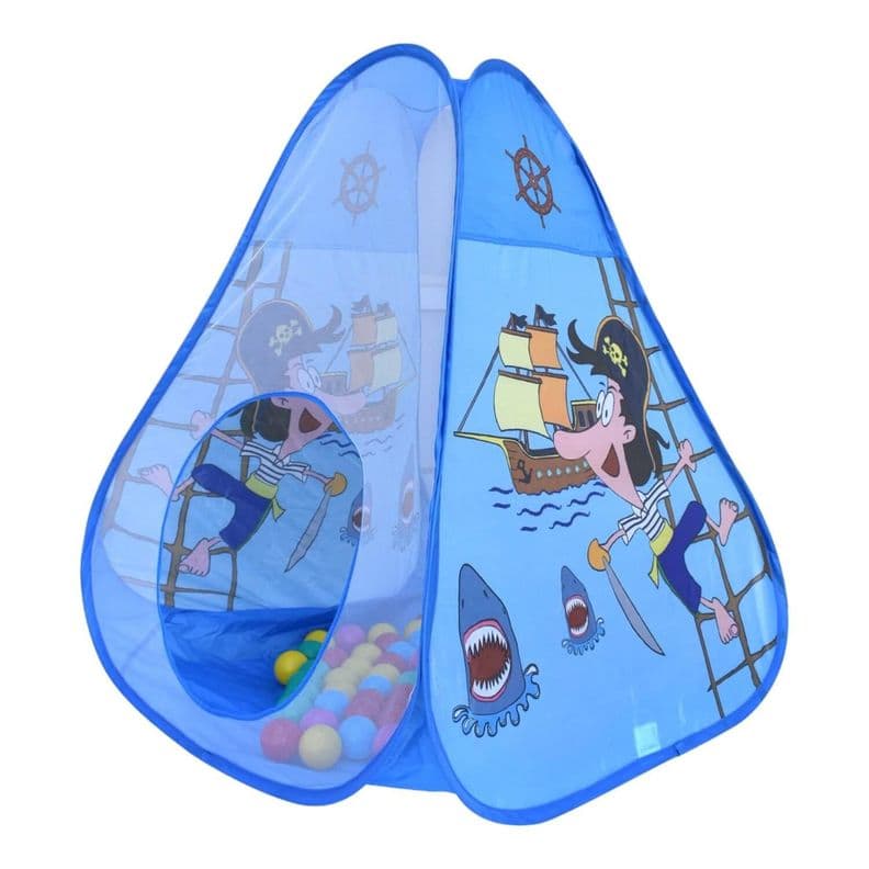 Tienda Carpa Multijuego con pelotas para ninos Gamepower Azul