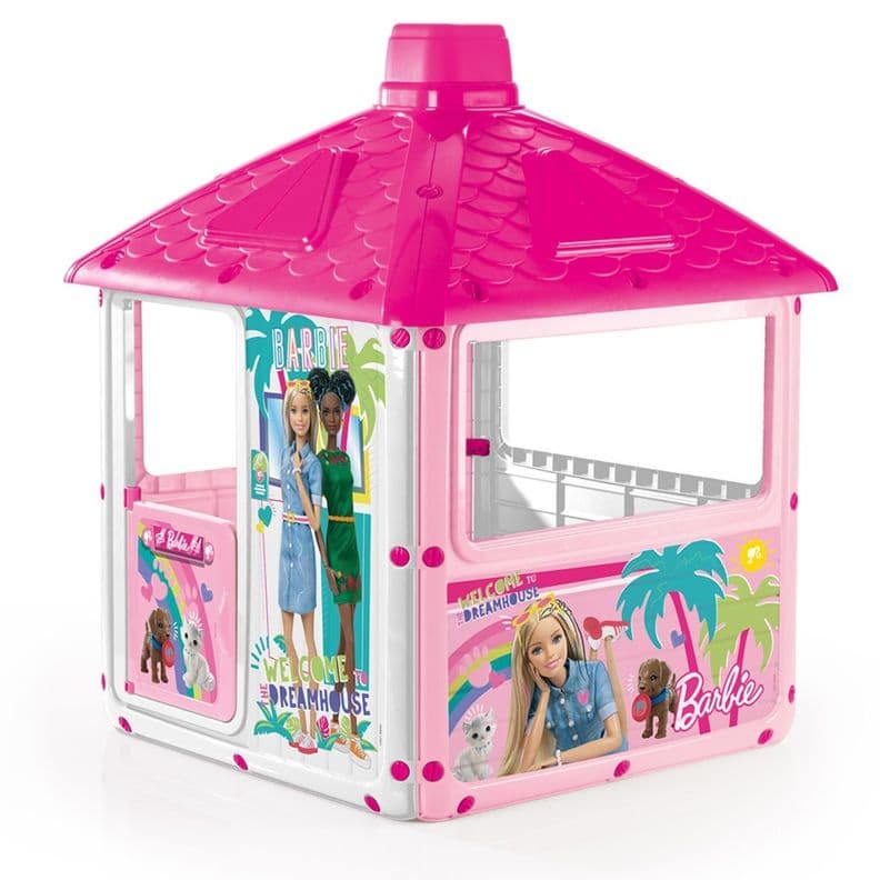 Casa de juegos Barbie 135x104x104 cm Dolu Rosado