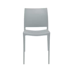 Silla Plastico Apilable Deco Dresden Gris Escandinavia