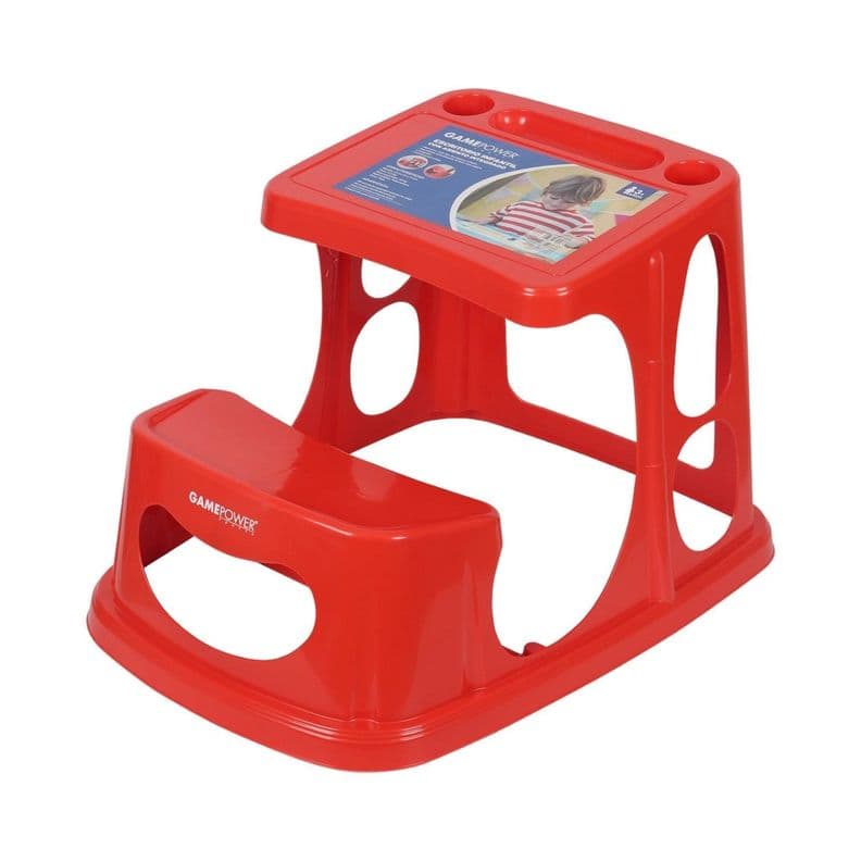 Mesa Escritorio con Asiento Para Ninos 47x55x74cm Gamepower Rojo